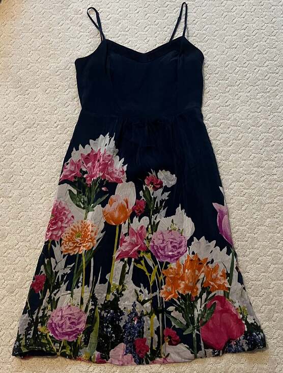 Moulinette Soeurs Dresses & Skirts - Anthropologie Moulinette Soeurs Floral Silk Dress 4
